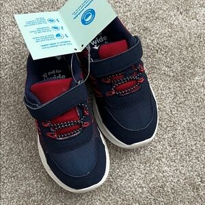 Stride Rite Navy and Red Kids Sneakers